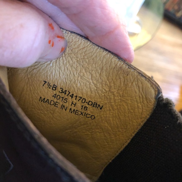 Frye slip-on bootie in chestnut brown, 7.5B - Picture 4 of 8